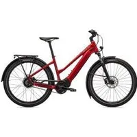 Specialized Turbo Vado 3.0 Igh Step-through Electric Bike Large - Red Tint / Silver Reflective