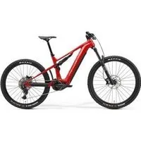 Merida Eone-sixty 400 Mullet Electric Mountain Bike  2025 Mid - Red/Clay