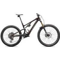 Specialized S-works Turbo Levo SL Carbon Mullet Electric Mountain Bike 2025 S2 - Brown Tint/Gunmetal Impasto/Ashen Grey/Brushed Liquid Metal