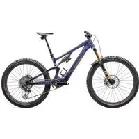 Specialized S-works Turbo Levo Sl Carbon Mullet Electric Mountain Bike 2025 S4 - Powdered Indigo Tint/Cool Grey Impasto/Midnight Shadow/Bronze