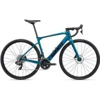 Giant Defy Advanced E+ Elite 2 Electric Road Bike 2025 Medium - Gloss Sea Sparkle/Black