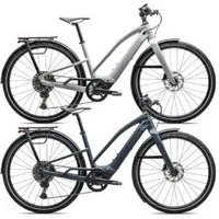 Specialized Turbo Vado SL 2 5.0 Step-Through Electric Bike 2025 Large - Satin Deep Lake Metallic/Black Liquid Metal Frost