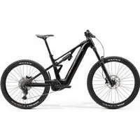 Merida eOne-Eighty 400 Mullet Electric Mountain Bike  2025 Short - Glossy Black
