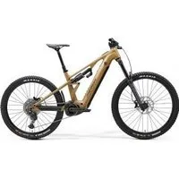 Merida eOne-Eighty 500 Mullet Electric Mountain Bike 2025 Short - Glossy River Clay
