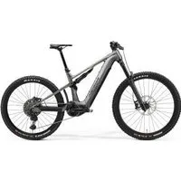 Merida eOne-Sixty 675 Mullet Electric Mountain Bike  2025 Mid - Grey/Black