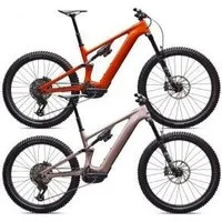 Specialized Turbo Levo 4 Comp Carbon Mullet Electric Mountain Bike 2026 S3 - Gloss Orange Tint Over Silver Dust/Dark Navy