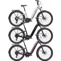 Specialized Turbo Como 4.0 27.5 Step-Thru Electric Bike 2026 Medium - Gloss Metallic Dark Navy/Satin Silver Reflective